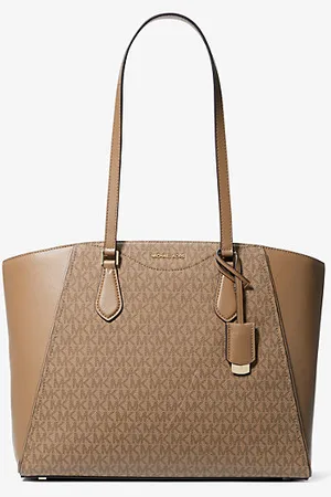 Michael Kors MKMala tote em pele com logótipo exclusivo Taryn grande -