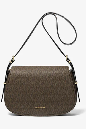 Michael Kors MKBolsa messenger com logótipo exclusivo Lydia média -