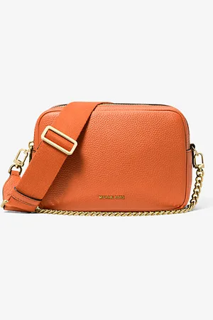 Michael Kors MKBolsa a tiracolo para câmara em pele granulada Bryant média -