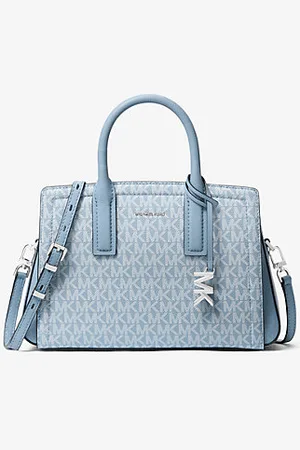 Michael Kors MKSatchel com logótipo exclusivo Laila pequena -