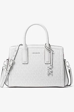 Michael Kors MKSatchel com logótipo exclusivo Laila pequena -