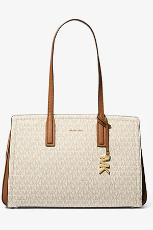 Michael Kors MKMala tote com logótipo exclusivo Laila média -