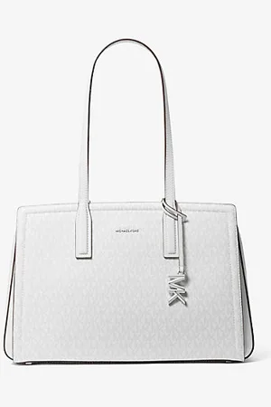 Michael Kors MKMala tote com logótipo exclusivo Laila média -