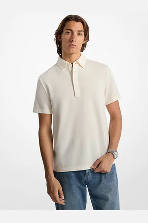 Michael Kors MKCamisa oxford em piqué em mistura de algodão -