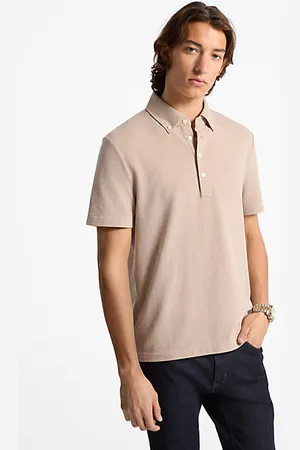 Michael Kors MKCamisa oxford em piqué em mistura de algodão -