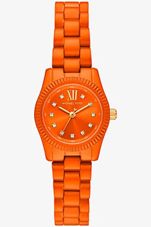 Michael Kors MKRelógio laranja Lexington de edição limitada pequeno -