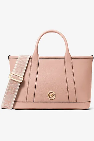 Michael Kors MKSatchel em pele granulada Luisa pequena -