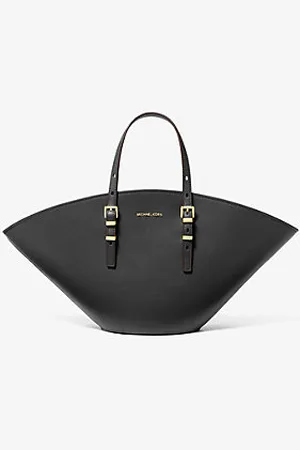 Michael Kors MKMala fan tote em pele Isa pequena -
