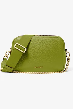 Michael Kors MKBolsa a tiracolo para câmara em pele granulada Bryant média -