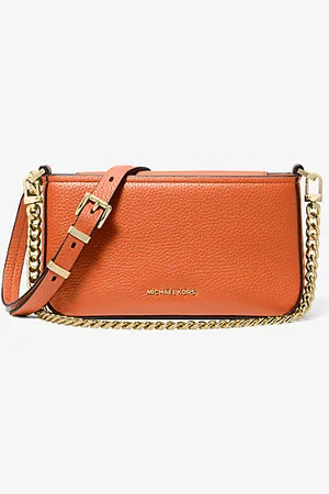 Michael Kors MKPochette convertível em pele granulada Bryant pequena -