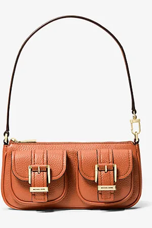 Michael Kors MKPochette em pele granulada Zoe pequena -