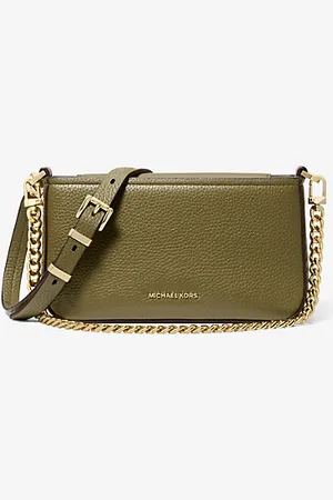 Michael Kors MKPochette convertível em pele granulada Bryant pequena -