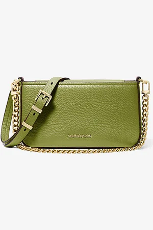 Michael Kors MKPochette convertível em pele granulada Bryant pequena -