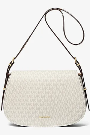 Michael Kors MKBolsa messenger com logótipo exclusivo Lydia média -