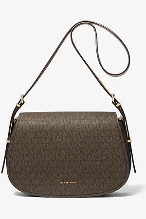 Michael Kors MKBolsa messenger com logótipo exclusivo Lydia média -