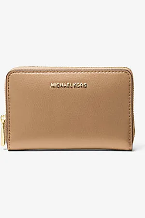 Michael Kors MKCarteira em pele Jet Set pequena -