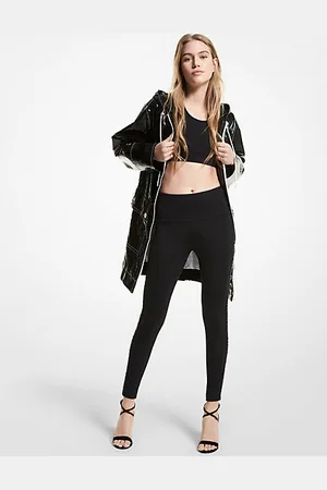 Michael Kors MKLeggings em mistura de nylon com fita com logótipo -