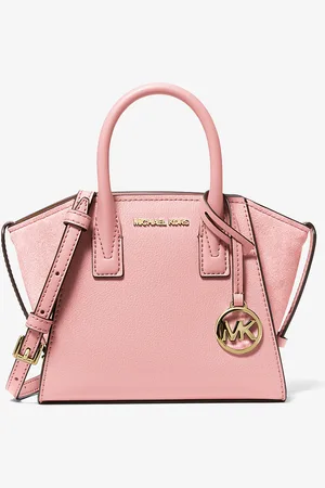 Michael Kors MKBolsa satchel em pele e camurça Avril extrapequena -