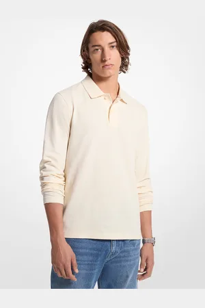 Michael Kors MKPolo de manga comprida em malha de bolhas -