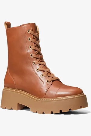Michael Kors MKBota militar em pele Blake -