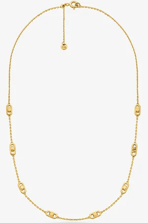 Michael Kors MKColar com elos em prata de lei banhado a metal precioso Astor pequeno -
