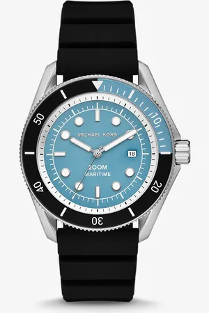 Michael Kors MKRelógio em silicone Maritime de tamanho grande -