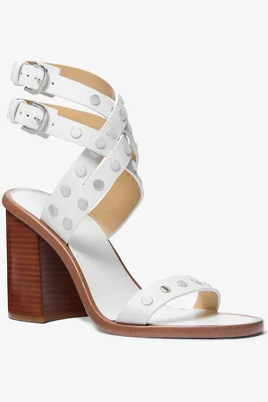 Michael Kors MKSandália com tacão em pele com tachas Irene -