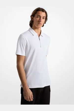 Michael Kors MKPolo com meio fecho de correr em algodão -