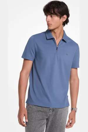 Michael Kors MKPolo com fecho de correr em piqué em mistura de algodão -