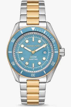 Michael Kors MKRelógio de dois tons Maritime de tamanho grande -