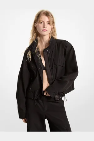 Michael Kors MKAnoraque tecido com fita do logótipo -
