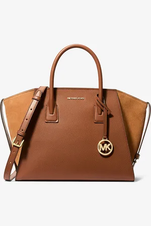 Michael Kors MKBolsa satchel em pele e camurça Avril grande -