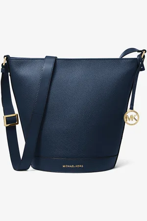 Michael Kors MKBolsa messenger em pele granulada Townsend média -