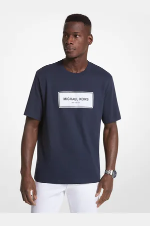 Michael Kors MKT-shirt de corte largo em algodão com logótipo -