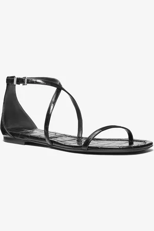 Michael Kors MKSandália em pele com motivo de crocodilo em relevo Polly -