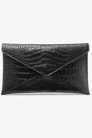 Michael Kors MKClutch envelope em pele com motivo de crocodilo em relevo Mia -
