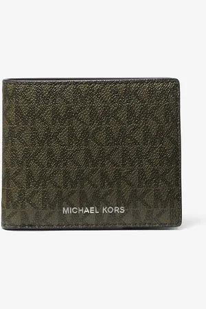 Michael Kors MKCarteira dobrável com logótipo e porta-moedas Greyson -