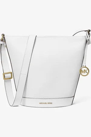 Michael Kors MKBolsa messenger em pele granulada Townsend média -