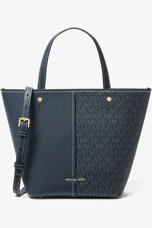 Michael Kors MKMala tote em pele granulada e com logótipo exclusivo Flora média -