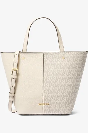 Michael Kors MKMala tote em pele granulada e com logótipo exclusivo Flora média -