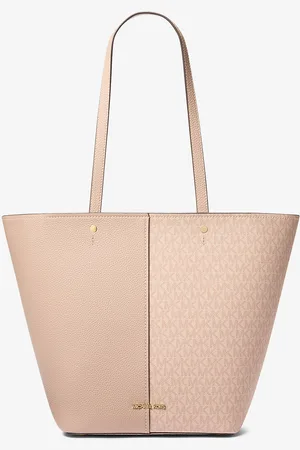 Michael Kors MKMala tote em pele com logótipo exclusivo Flora grande -