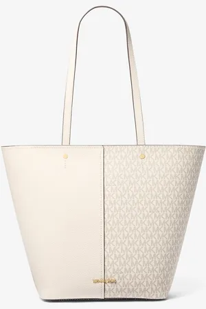 Michael Kors MKMala tote em pele com logótipo exclusivo Flora grande -