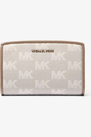 Michael Kors MKCarteira com logótipo em jacquard Bryant média -