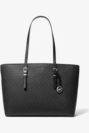 Michael Kors MKMala tote em pele com logótipo exclusivo Quinn grande -