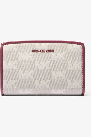 Michael Kors MKCarteira com logótipo em jacquard Bryant média -