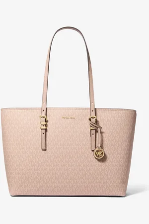 Michael Kors MKMala tote em pele com logótipo exclusivo Quinn grande -