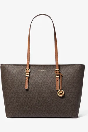 Michael Kors MKMala tote em pele com logótipo exclusivo Quinn grande -