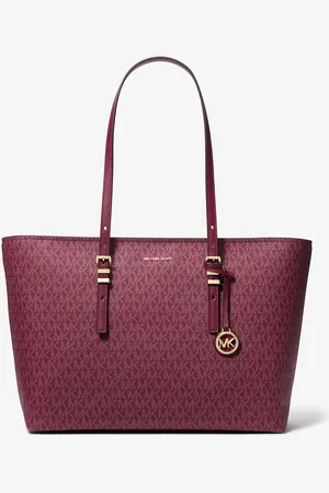 Michael Kors MKMala tote em pele com logótipo exclusivo Quinn grande -