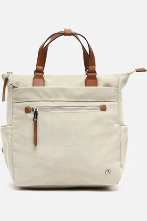 MISAKO Evolet mochila de tecido com manípulo de mão