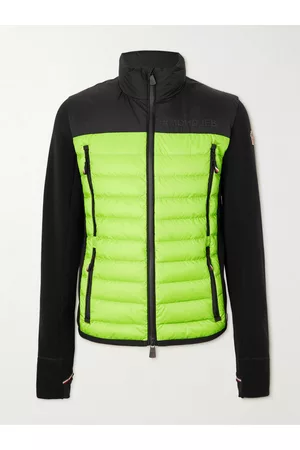 Moncler Grenoble Homem Casaco ski - Quilted Panelled Jersey Down Ski Jacket